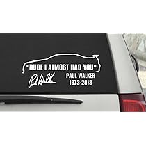 Amazon.co.jp: ポール・ウォーカー ステッカー!/Paul Walker/車
